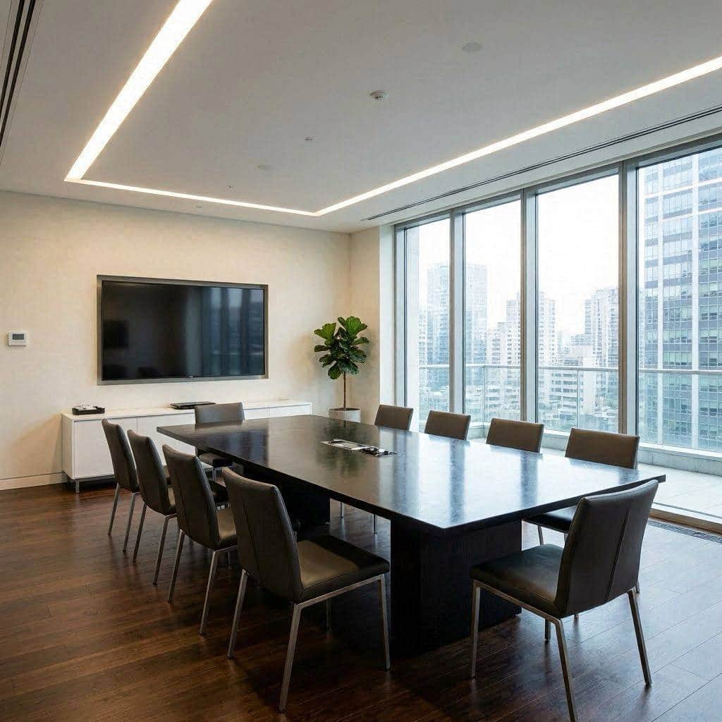 写字楼办公区域大型招标会议保密需求高，物业服务响应应预置哪些物理隔离方案